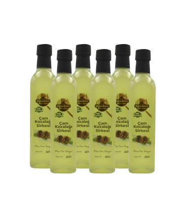 Historical SultanAhmet Spice Shop Pine Cone Vinegar 0 Additive-Free 6-Piece Set (Naturally Fermented)