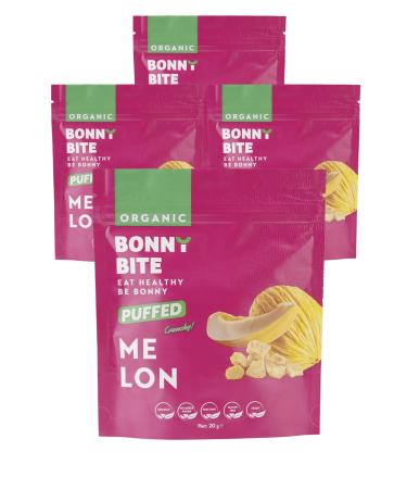 Bonny Bite Organic Popcorn Melon 4-Piece