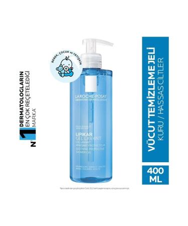 La Roche Posay Lipikar - Face and Body Cleansing Gel for Dry Sensitive Skin Types 400 ml