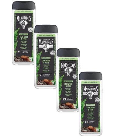 Le Pt Marseillais Shower Gel Men Series Juniper Tree & Fougere (4 x 400 ml)