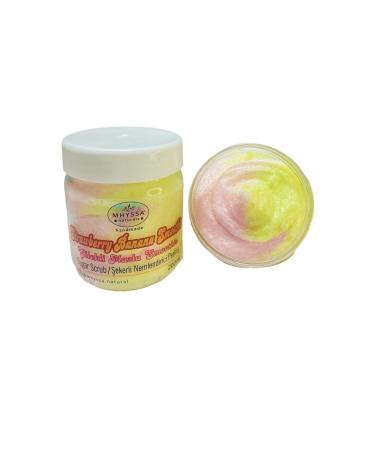 MHYSSA naturals Strawberry & Banana Smoothie Body Peeling / Strawberry & Banana Smoothie Sugar Body Scrub (200ml)