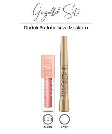 L'Oreal Paris Loreal Paris Telescopic Mascara Black and Lifter Gloss 003 Moon