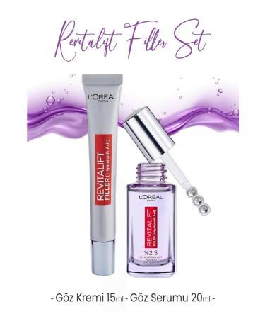 L'Oreal Paris Revitalift Filler Eye Cream and Serum