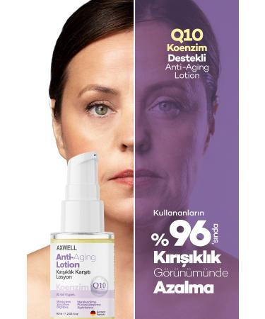 AXWELL Q10 Coenzyme Supported Anti-aging Lotion Anti-Wrinkle Lotion 60 ml - Buy Online on GoSupps.com