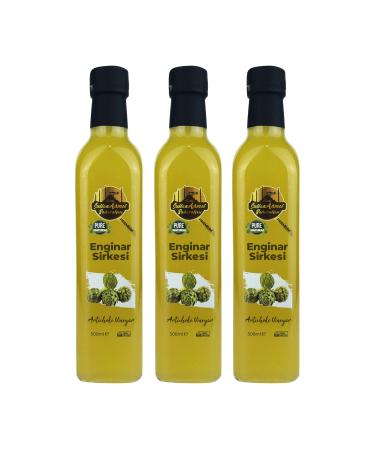 Historical SultanAhmet Spice Shop Artichoke Vinegar 0 Additive-Free Set of 3 (Naturally Fermented)