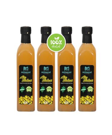 Minecal Hawthorn Vinegar 0 Additive-Free Set of 4 (Naturally Fermented)
