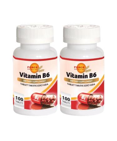Force Nutrition Vitamin B6 2x100 Tablets