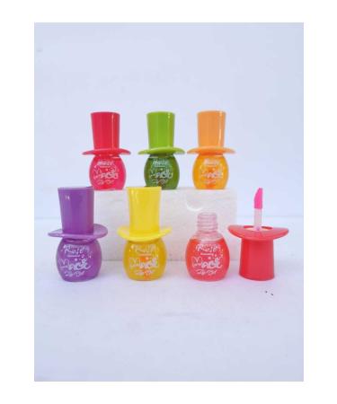 AILY COSMETICS Rose Fashion Colors Fruity 6-Piece Lip Gloss Magic Lipstick - Magic Lip Oil