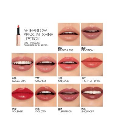 Nars Afterglow Sensual Shine Lipstick Nourishing & Shiny Finish Lipstick 1.5 Gr - Buy Online on GoSupps.com