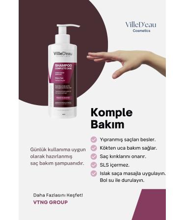 VilleD'eau Anti-Loss Repairing Complete Care Shampoo for Damaged and Breaking Hair (400 ML) - Buy Online on GoSupps.com
