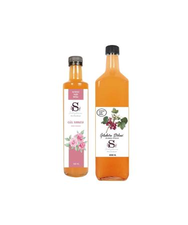 Suheylaana Natural Rose Vinegar 500 Ml - Natural Gilaburu Vinegar 1000 Ml