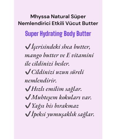 MHYSSA naturals Peachy Sorbet Body Butter / Moisturizing Natural Body Butter (Peach Sorbet flavored 100ml) - Buy Online on GoSupps.com