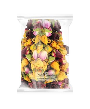 Ginger Organic Mixed Dried Rose 1 Kg. Bud Dried Rose Dried Rose Yellow White Red Pink Orange Dried Rose
