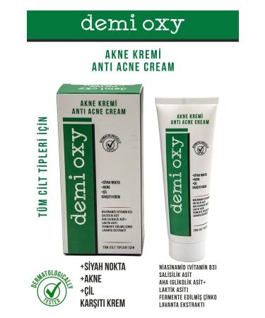 Demi oxy Acne Cream Blackhead Acne Freckle Anti Cream 50 ml - Buy Online on GoSupps.com