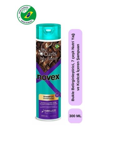 NOVEX My Curls - Curl Defining Shampoo with 7 Types of Nutri Oils and Cranberry 300ml - - Buy Online on GoSupps.com