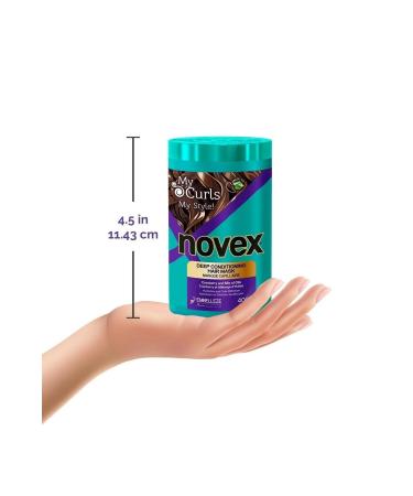 NOVEX My Curls - Curl Defining Hair Mask with 7 Types of Nutri Oils and Cranberry 400g - Buy Online on GoSupps.com