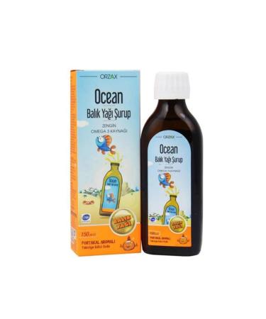 Ocean Orzax Ocean Omega3 Syrup 150 ml - Orange
