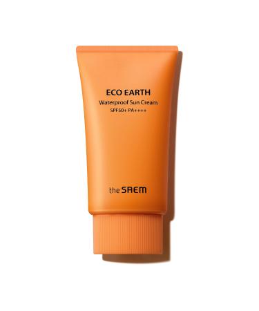 The Saem Waterproof Sunscreen 50 gr - Eco Earth Waterproof Sun Cream Spf 50 And Pa - Buy Online on GoSupps.com