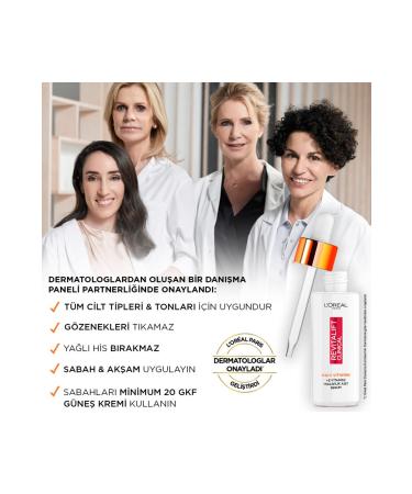 L'Oreal Paris Revitalift Clinical Pure Vitamin C Brightening Tone-Equalizing Anti-Pore Serum 30 ml - Buy Online on GoSupps.com