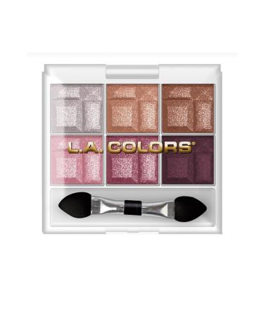 LA Colors La Colors 6 Color Eyeshadow Palette Delicate