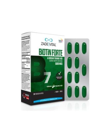 Zade Vital Biotin Forte 30 Softgels