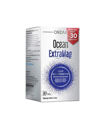 Ocean Orzax Ocean ExtraMag Triple Magnesium Combination 90 Tablets