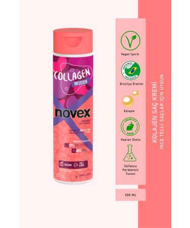 NOVEX Collagen Infusion - Volume-Giving Collagen Conditioner for Fine Hair 300ml