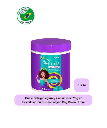 NOVEX My Curls - Curl Defining 7 Types of Nutri Oil Leave-In Hair Care Cream 1kg - Buy Online on GoSupps.com