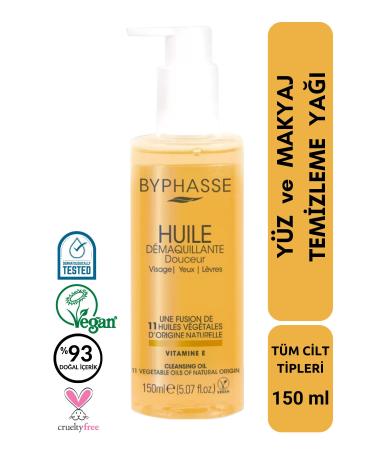 BYPHASSE Face and Make-up Cleansing Oil All Skin Types 150ml