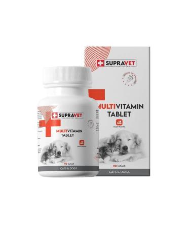 Supravet Multivitamin Tablets for Cats and Dogs 75 Pieces - Buy Online on GoSupps.com