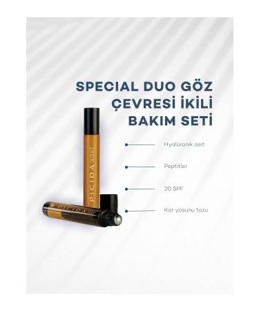 PICIDA Special Duo SPF20 Day Night 2-Pack Anti-Wrinkle and Anti-Purple Brightening Eye Contour Serum 20 ml - Buy Online on GoSupps.com