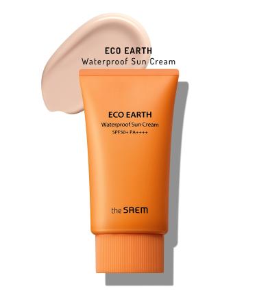 The Saem Waterproof Sunscreen 50 gr - Eco Earth Waterproof Sun Cream Spf 50 And Pa - Buy Online on GoSupps.com