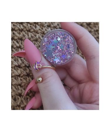 hbtasarim Glitter Gel Eyeshadow Glitter Eyeshadow Lilac Hair-face Glitter Magic Box Lilac Shiny Glitter - Buy Online on GoSupps.com