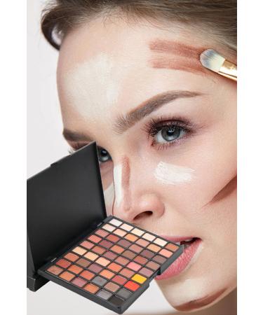 TechnoStation 54 Eyeshadow Palette Matte and Shiny Makeup Set -2 - Buy Online on GoSupps.com