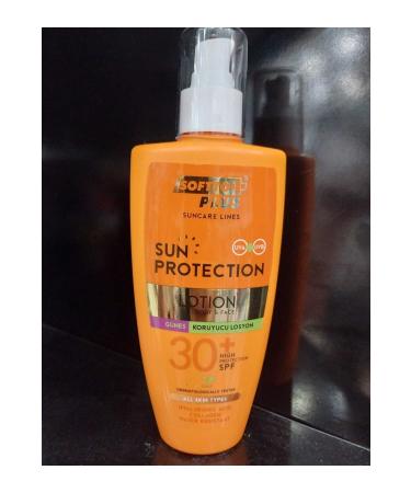 Softto Plus Body & Face Sun Protection SPF+30 Sunscreen Vegan Lotion 200 ml.