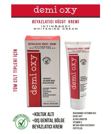 Demi oxy Whitening Body Cream - 50ml - Buy Online on GoSupps.com
