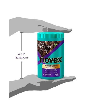NOVEX My Curls - Curl Defining Hair Mask with 7 Types of Nutri Oils and Cranberry 400g - Buy Online on GoSupps.com