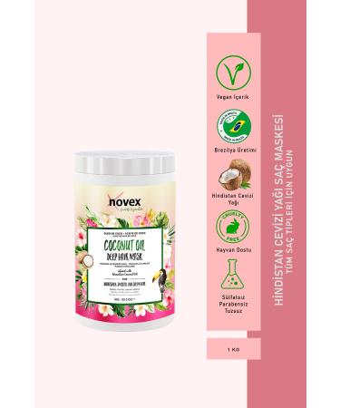NOVEX Coconut Oil - Nourishing and Anti-Breakage Repairing Hair Mask 1 Kg