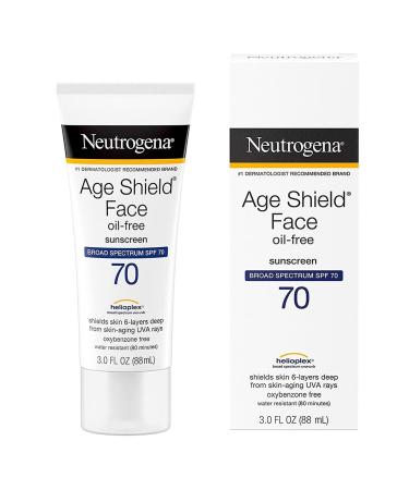 Neutrogena Age Shield SPF70 Oil-Free Sunscreen Lotion for Face 88ML