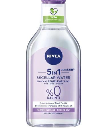 NIVEA 5in1 Soothing Micellar Make-Up Remover Sensitive Skin 400 ml Facial Cleanser