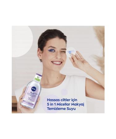 NIVEA 5in1 Soothing Micellar Make-Up Remover Sensitive Skin 400 ml Facial Cleanser - Buy Online on GoSupps.com