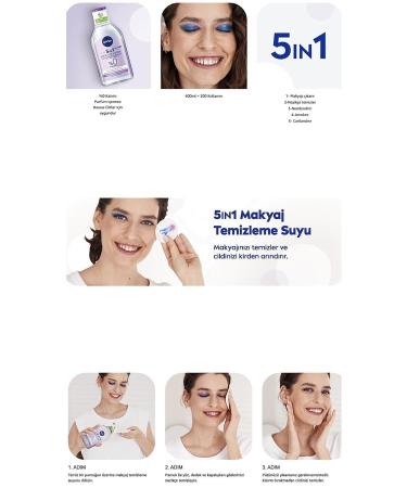 NIVEA 5in1 Soothing Micellar Make-Up Remover Sensitive Skin 400 ml Facial Cleanser - Buy Online on GoSupps.com