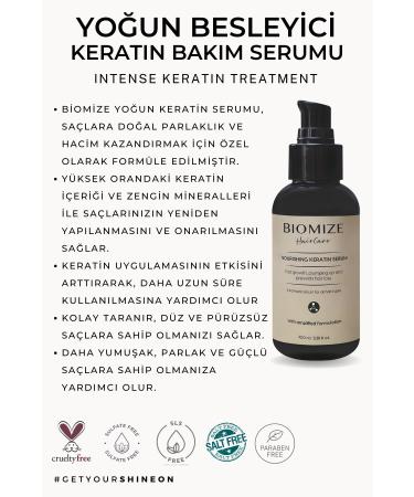 Biomize Fast Growth Support & Intensive Nourishing Keratin Care Serum - Buy Online on GoSupps.com