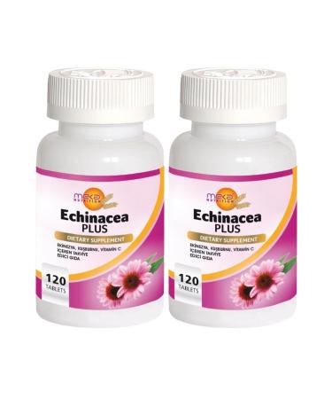 Meka Nutrition Echinacea Plus 2x120 Tablets Echinacea Rosehip Vitamin C
