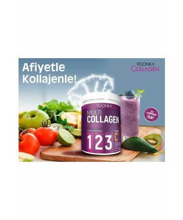 Voonka Multi Collagen Powder 450 Gr - Buy Online on GoSupps.com