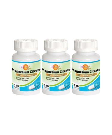 Meka Nutrition Magnesium Citrate 3x120 Tablets Magnesium Citrate