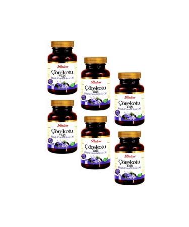 Balen Black Cumin Oil Softgel 1380mg*80 6 Pieces