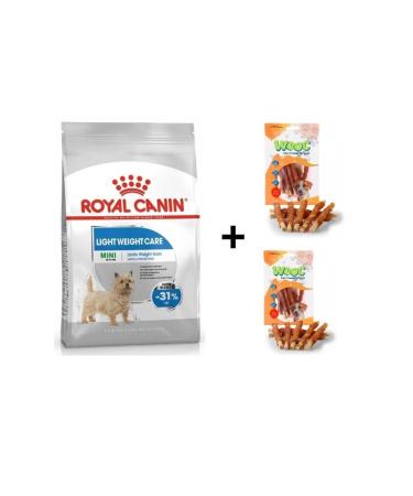 Royal Canin Light Weight Care Dog Food 3 Kg + 2 Wooc Rewards 80 gr