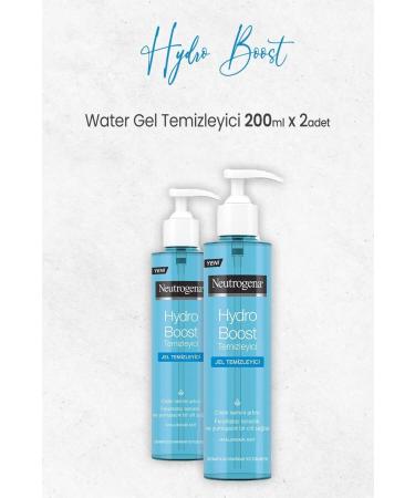 Neutrogena Hydro Boost Water Gel Cleanser 200 ml x 2 Pieces