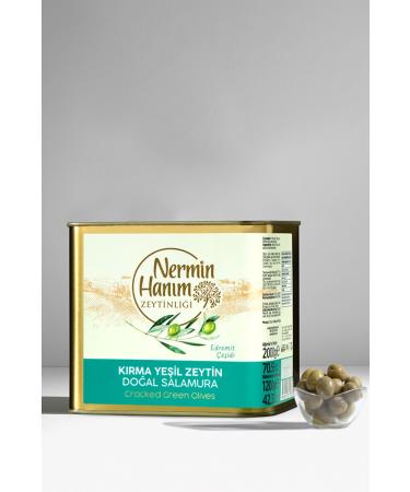 Nermin Han m Olive Grove Edremit Green Cracked Olives (1.2 kg)